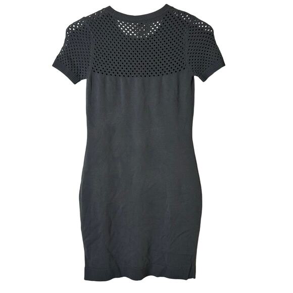 Milly Yulia Net Dress in Gray - Picture 4 of 8